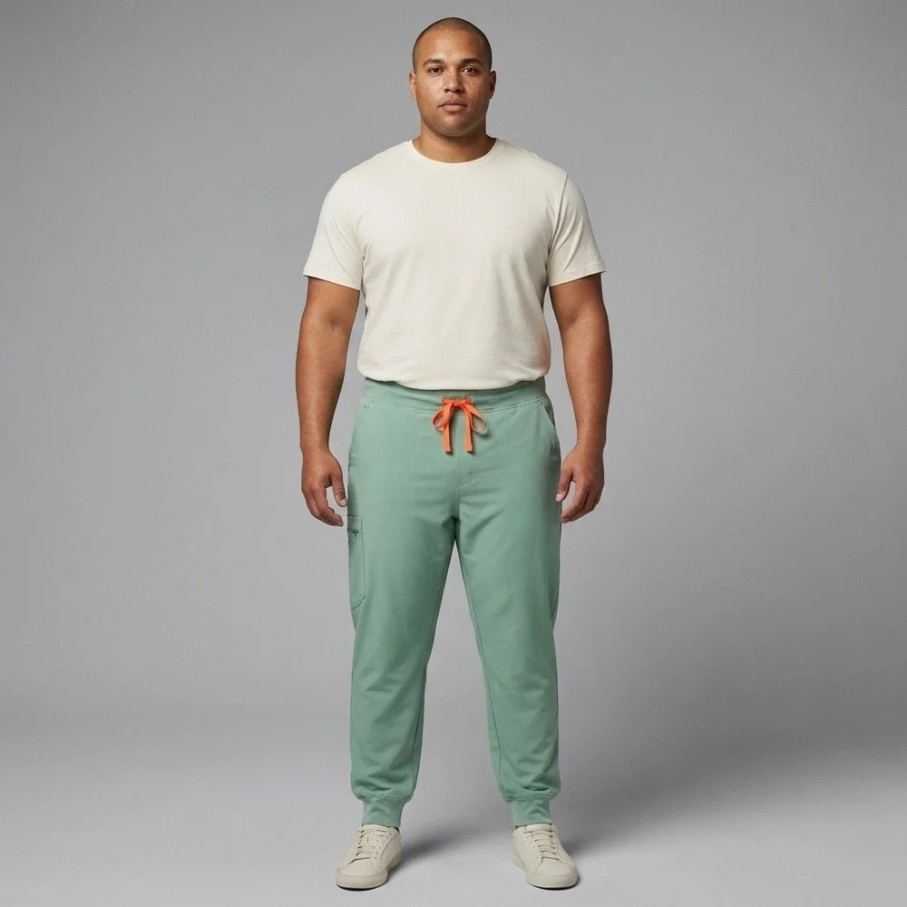 FIGS Technical Collection Mens XXL Seafoam Green Jogger Scrub‎ Pants